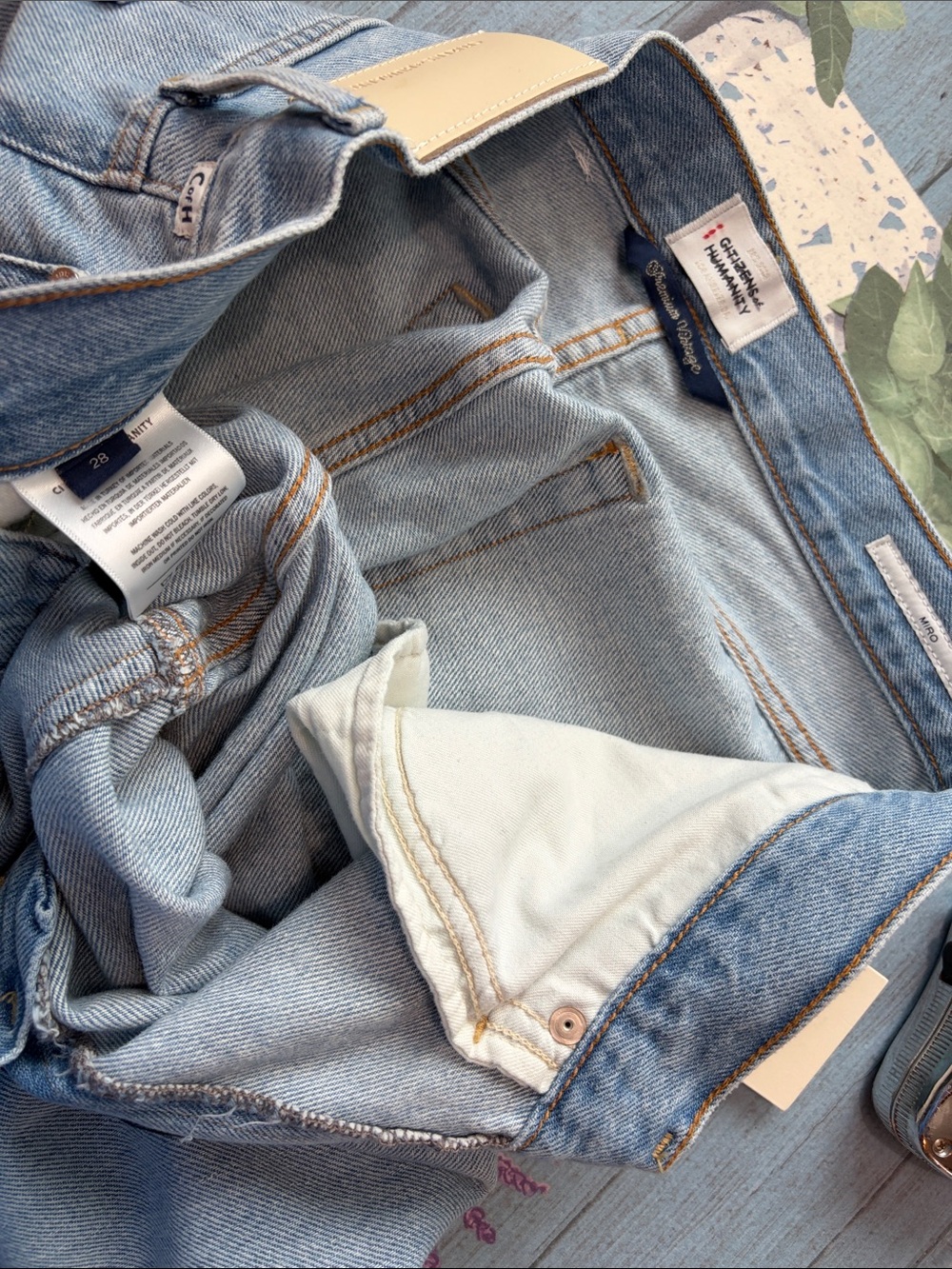 Anthropologie x Citizens of Humanity Miro High-Rise Tapered Crop Jeans 28 NWT - Picture 13 of 15